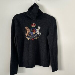 Ralph Lauren cashmere crest turtleneck size small